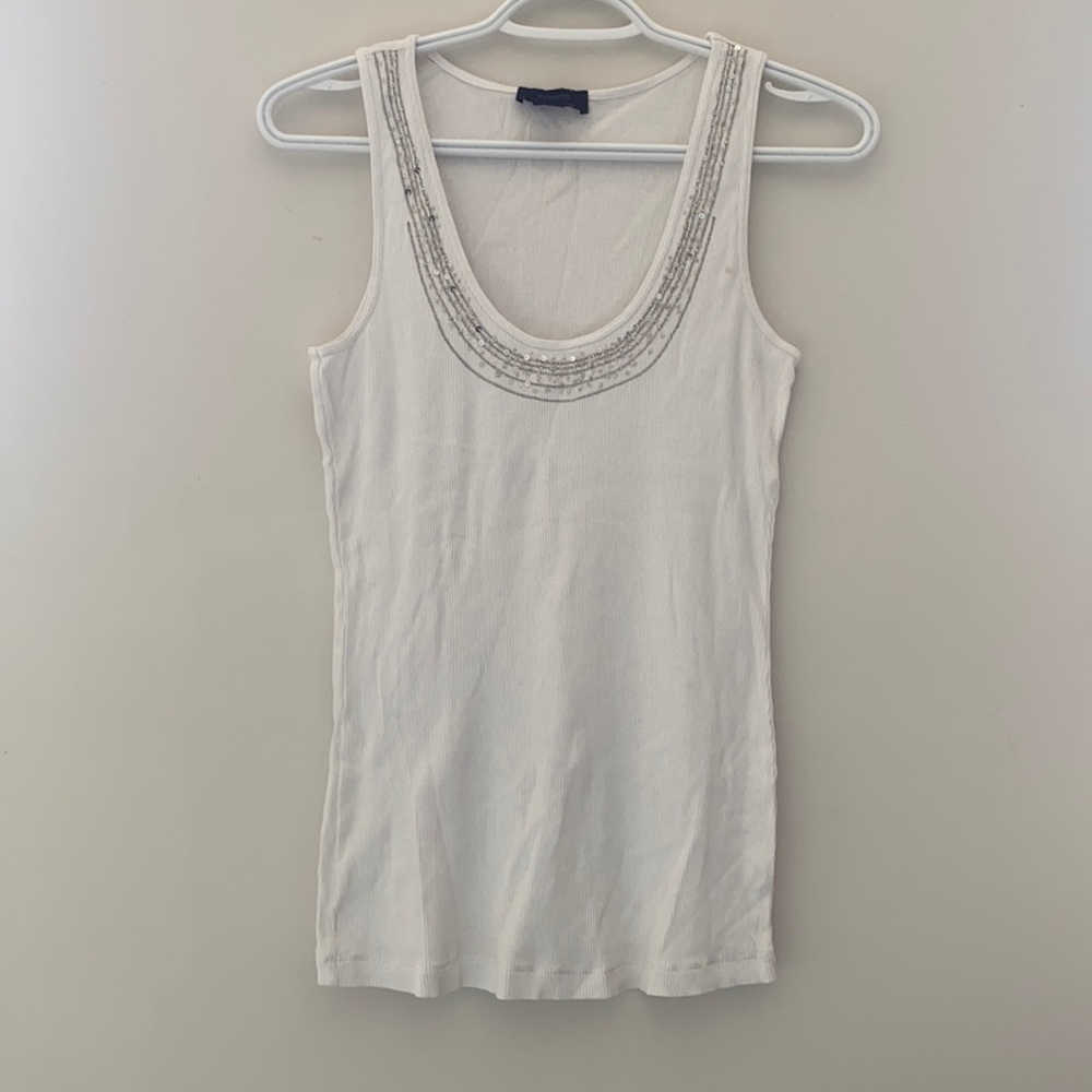 Express white tank top